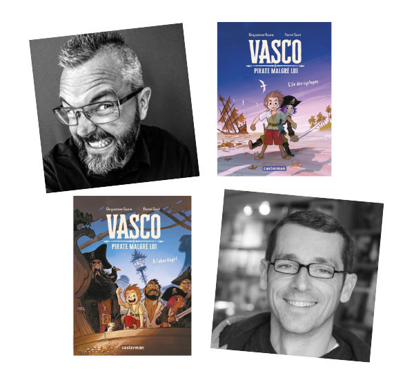 Chrysostome Gourio & Florent Sacr ( Vasco pirate malgr lui Tome 1 & 2)