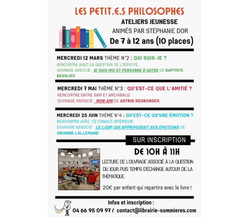 Flyer Atelier philo