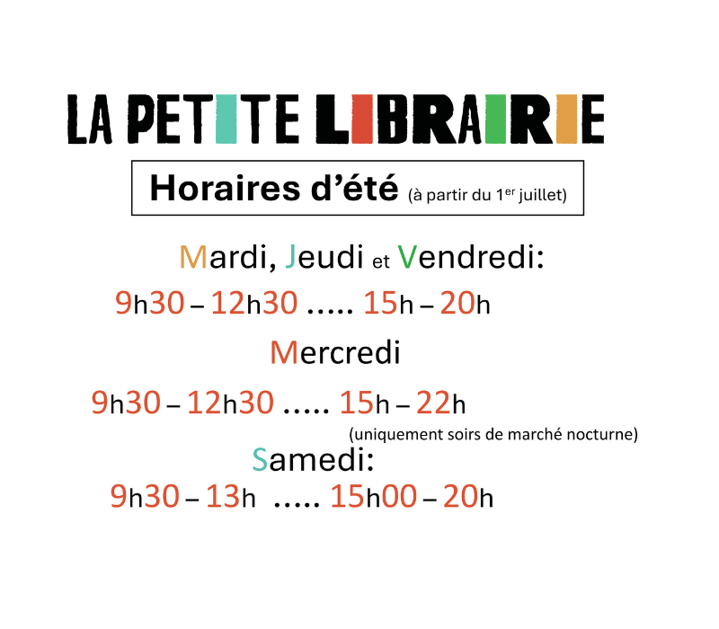 Horaires d'été 2025 Horaires d'été 2025