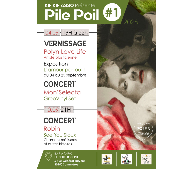 Pile Poil #1 - Expo / Dj set / Spectacle : une collab' du Petit Joseph - Asso Kif kif et La petite Librairie !!!