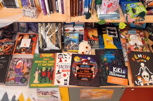 Halloween à La Petite Librairie, une sélection de livre pour frissonner et jouer aux apprenties sorcières !