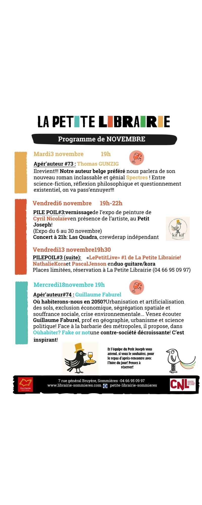 Programme novembre 2026