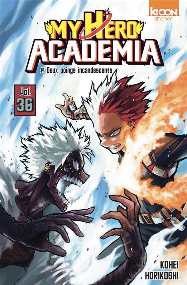 My hero Academia Tome 36 : deux poings incandescents