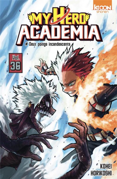 My hero Academia Tome 36 : deux poings incandescents