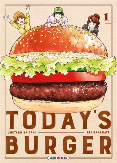 Today's burger Tome 1 et Tome 2 - Rei HANAGATA (Scénario), Umetarô SAITANI (Dessins) - Nouveautés
