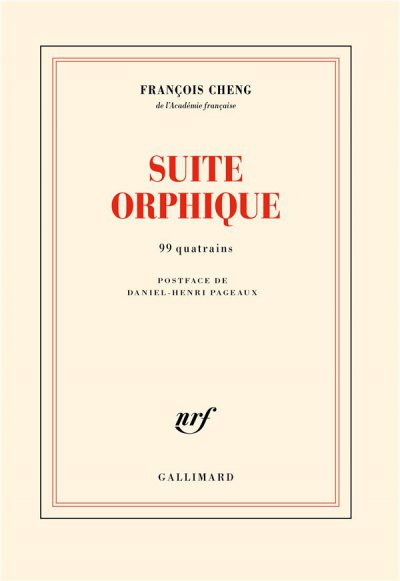 Suite orphique - Franois CHENG - Nouveauts